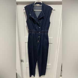 Elan Denim Jumpsuit.  Ankle length. Size Small.